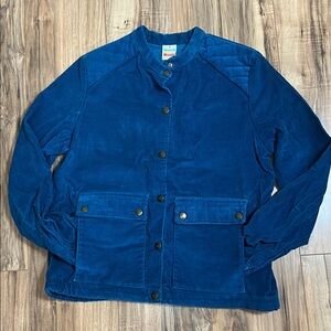 Vintage 80s  Wrangler Juniors Teal Corduroy Jacket
Sz L. Made in USA